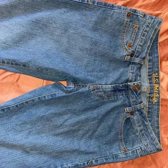 US Polo Assn Women’s 9/10 Straight Leg Jeans - Picture 3 of 8